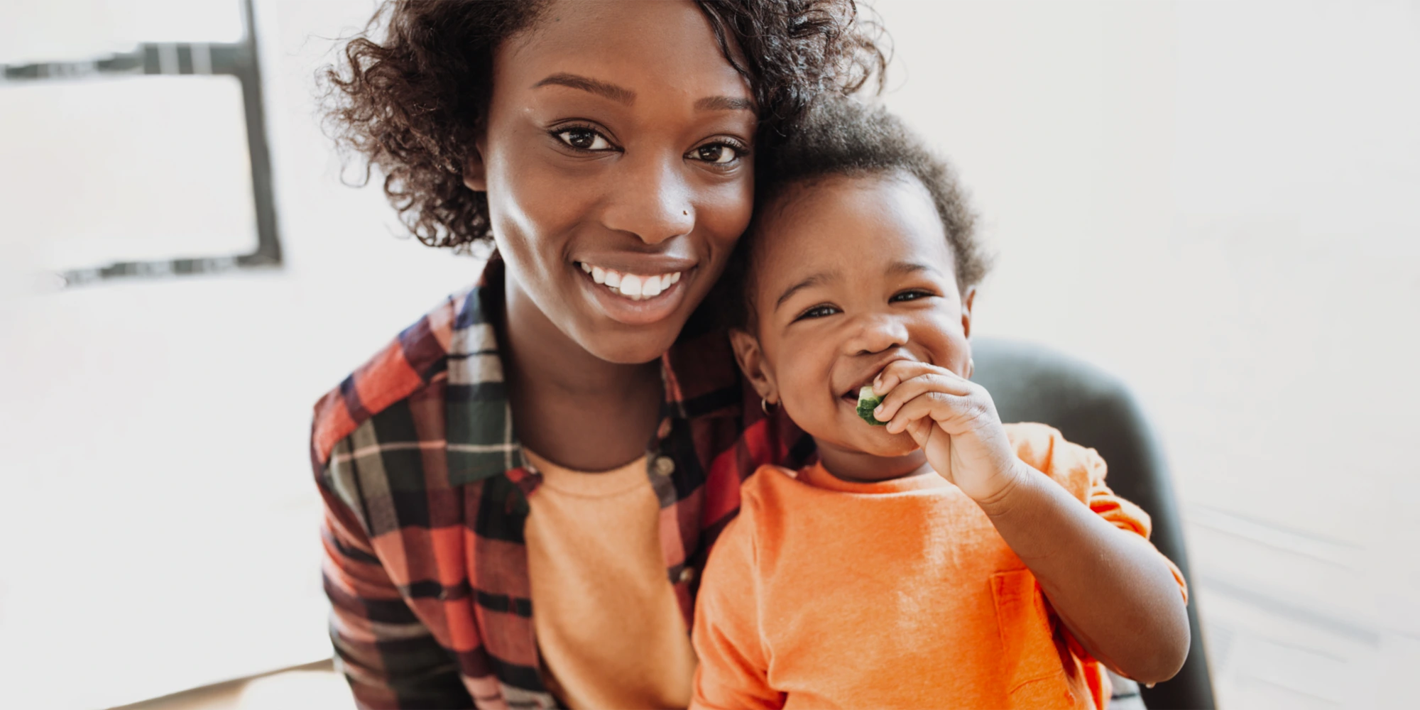 Happy Mom With Happy Baby